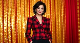 aubrey plaza s plaid fashion