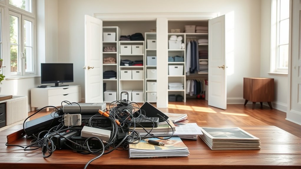 declutter for a clearer space