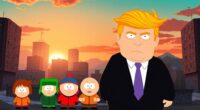 south park targets trump