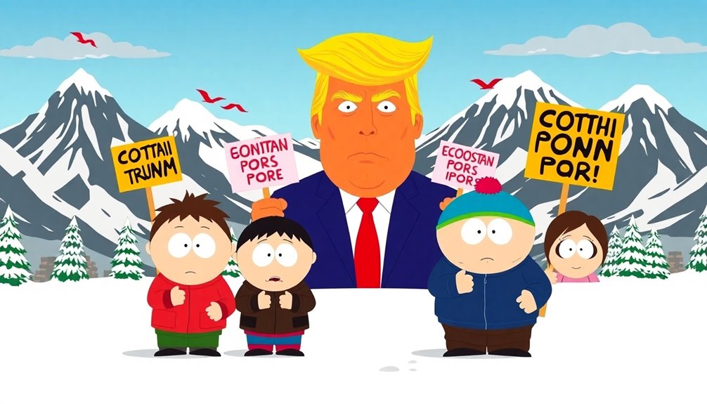 south park trump satire