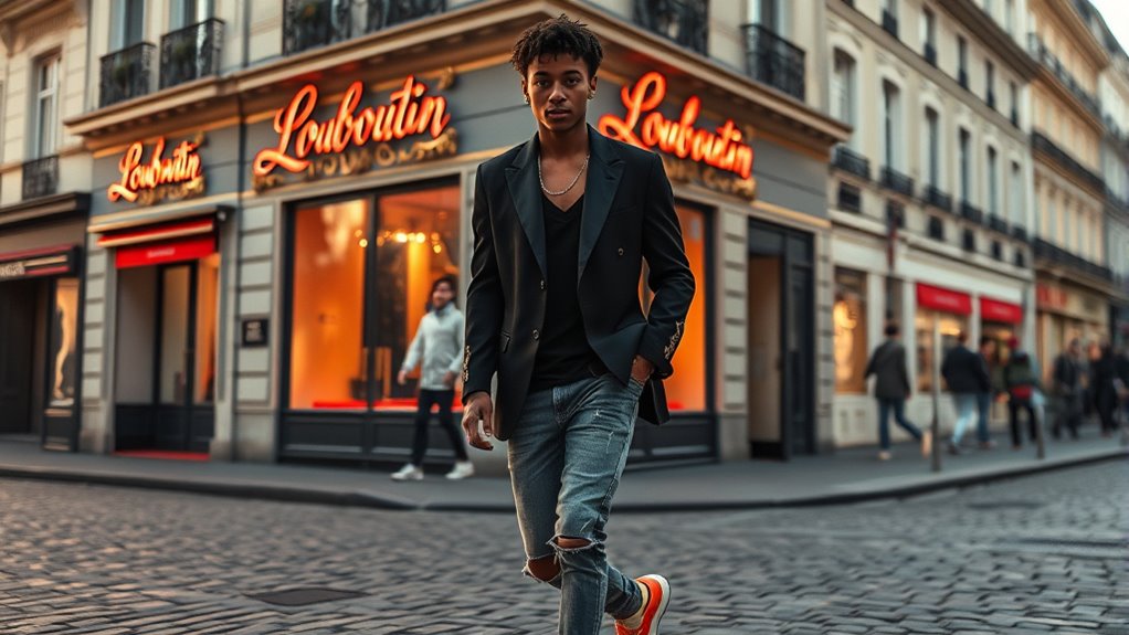 jaden smith louboutin debut