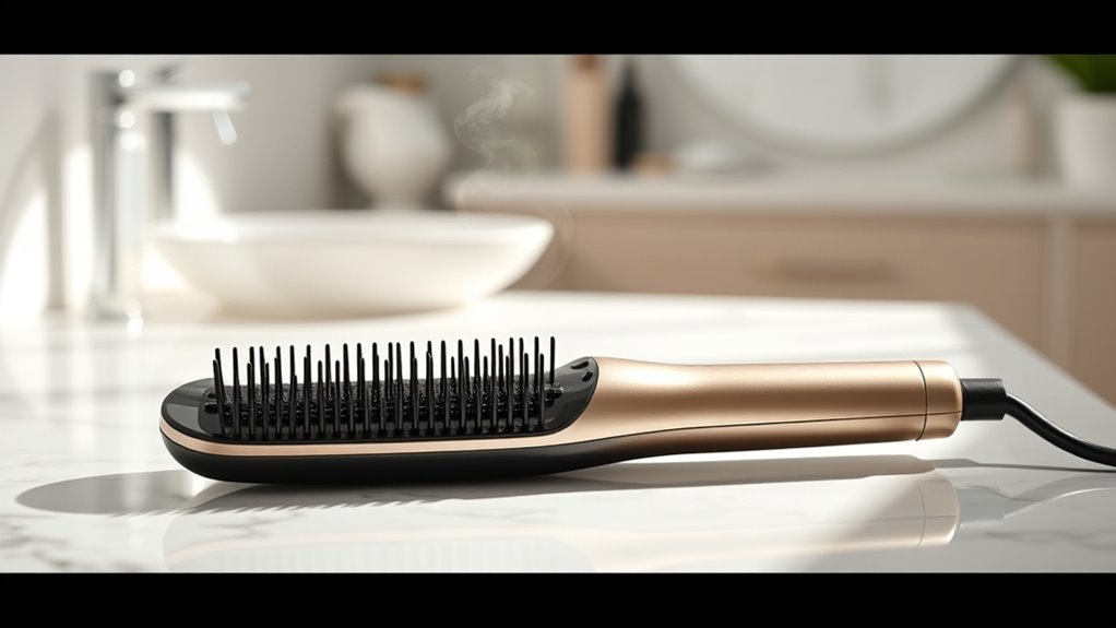 adjustable heat quality bristles