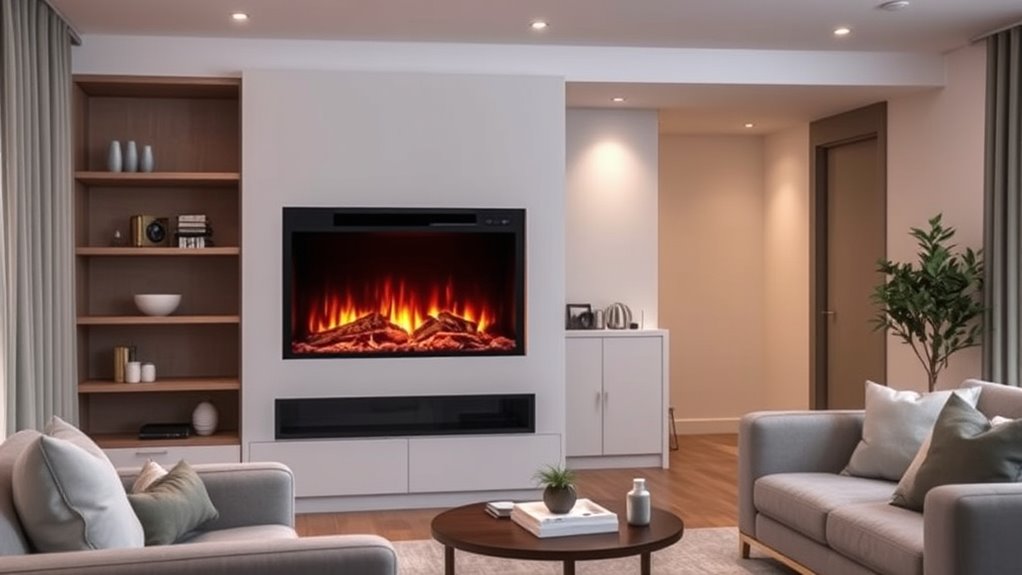 apartment friendly electric fireplace considerations