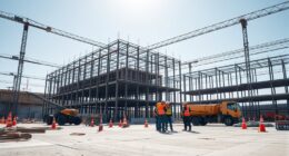 arrange construction site visit