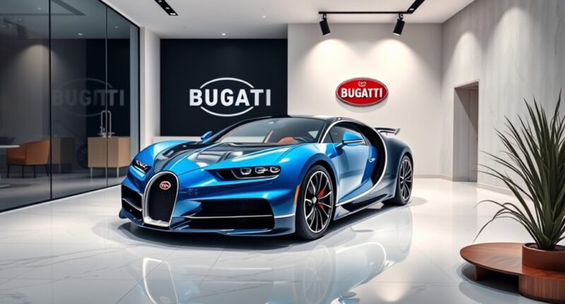 bugatti opens china showroom