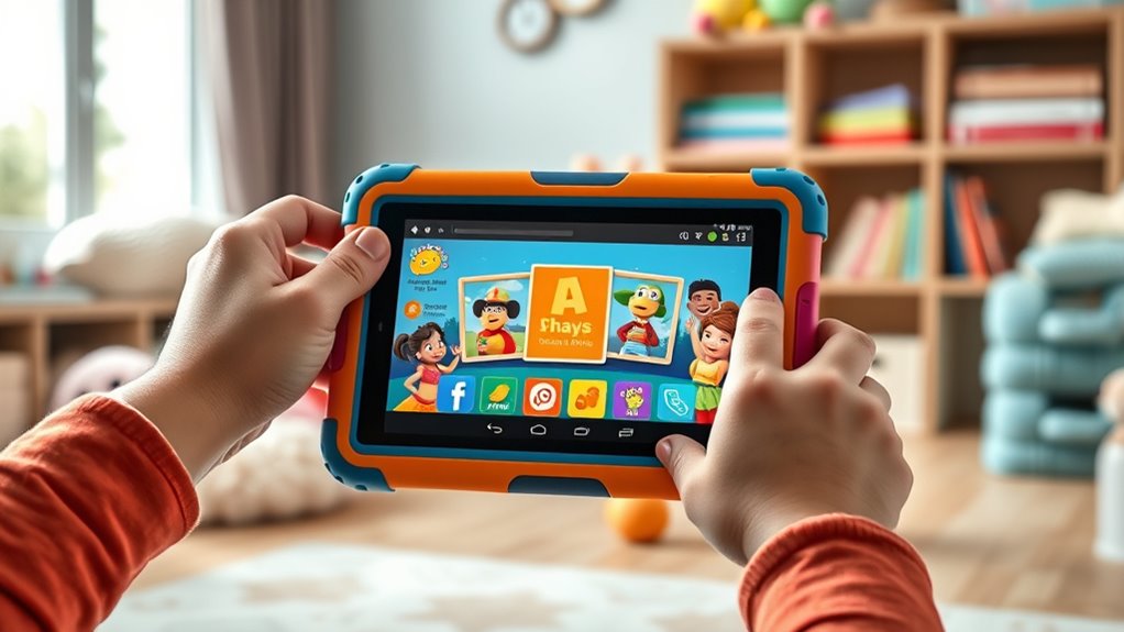 child friendly tablet features
