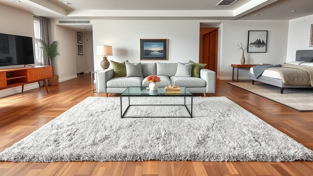 choose rug size carefully