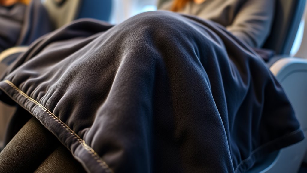 comfortable lightweight travel blanket