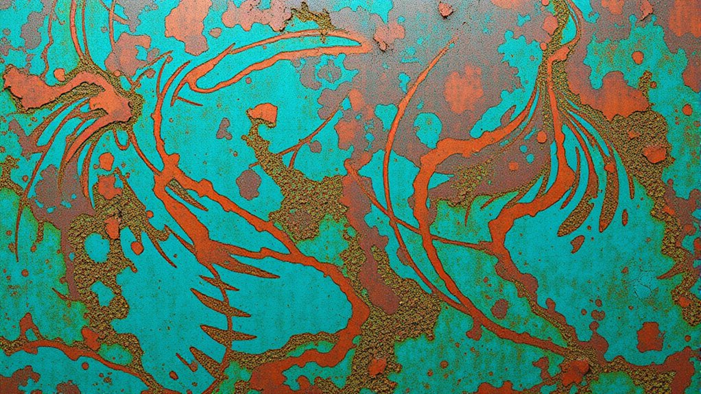 controlled chemical patina process