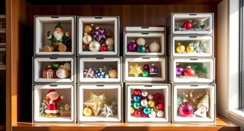 durable decoration storage containers