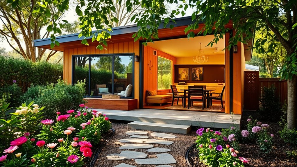 eco friendly private retreat