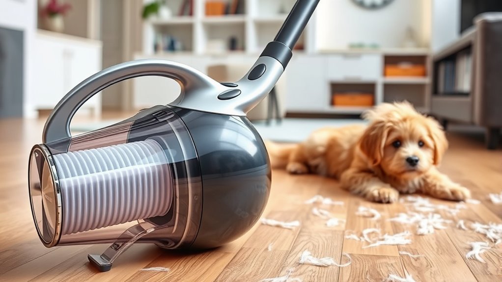 effective pet hair filtering