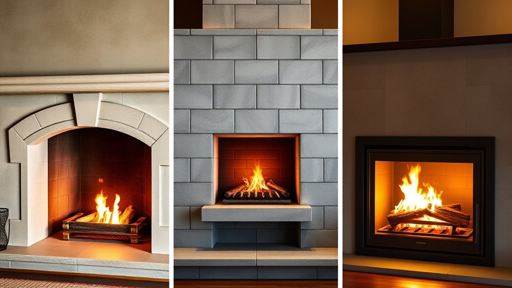 efficient customizable fireplace options