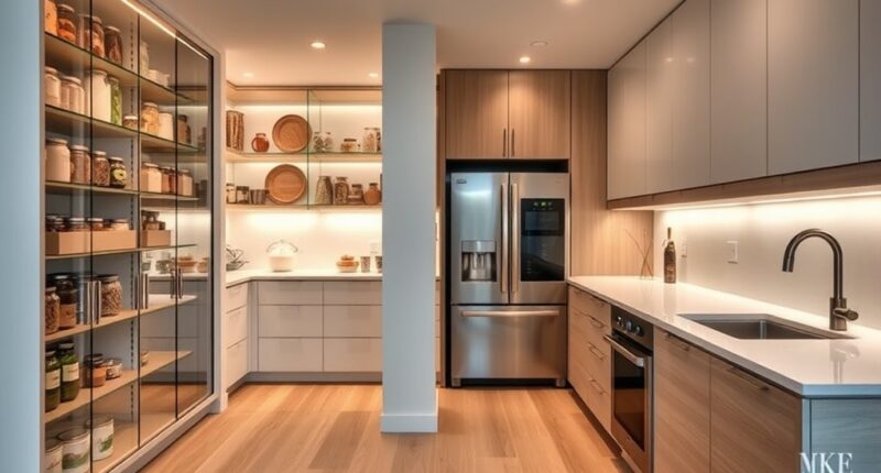 efficient stylish pantry spaces