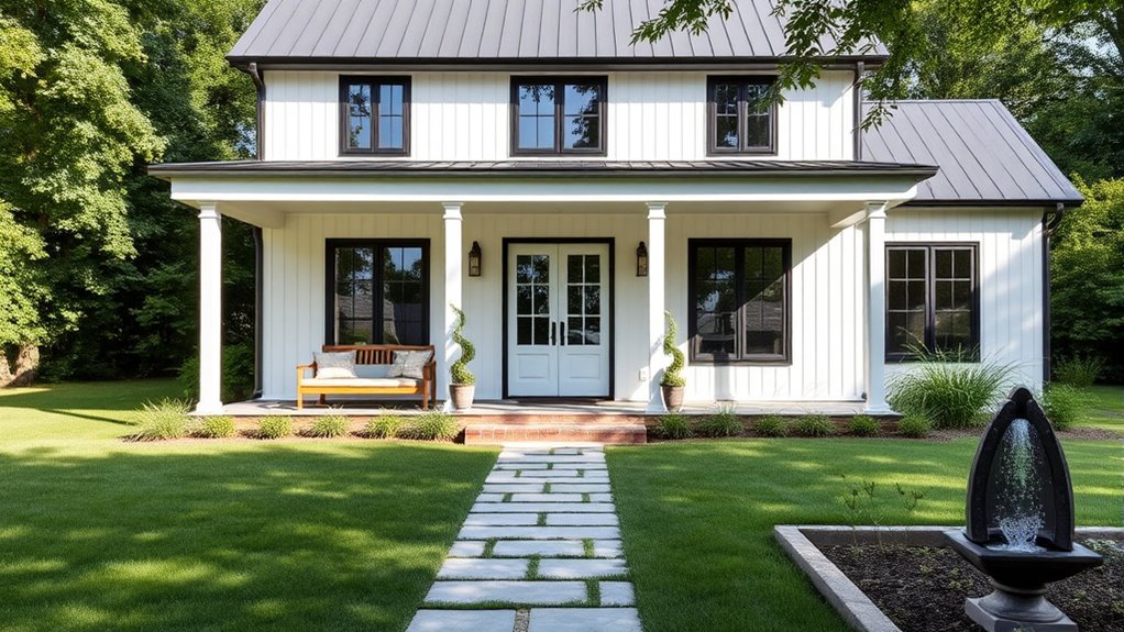 elegant rustic sophistication blending