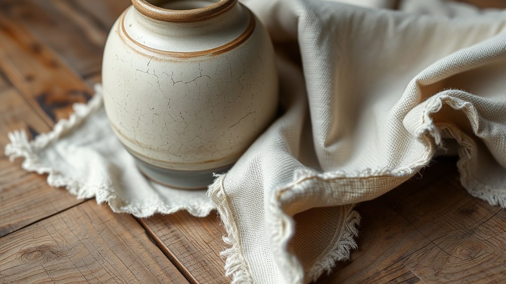 embrace natural textural imperfections