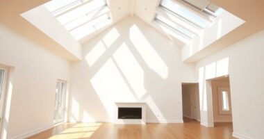 enhancing space with skylights