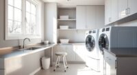 ergonomic laundry room design