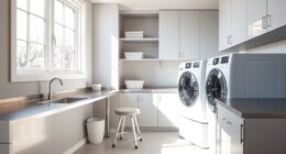 ergonomic laundry room design