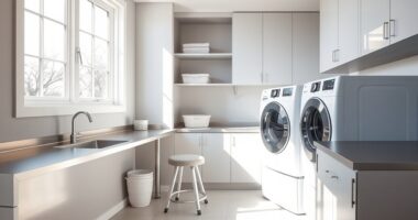 ergonomic laundry room design