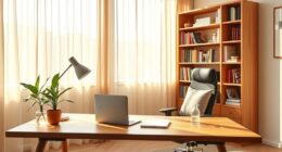 flexible focused home workspace