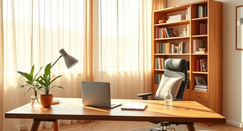 flexible focused home workspace