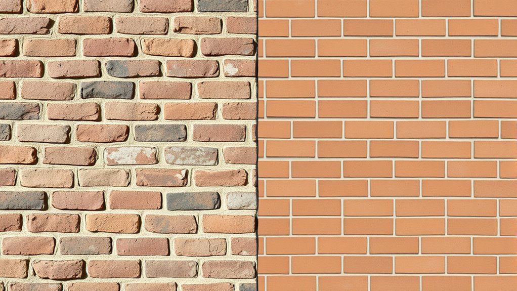 handmade vs engineered bricks