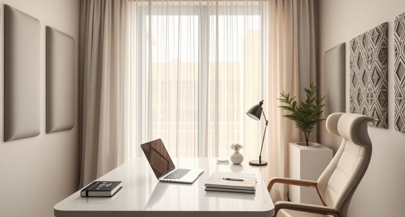 home office acoustic styling