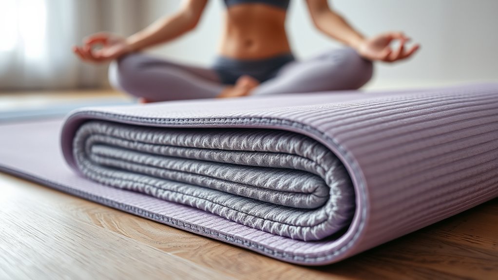 joint supportive yoga mat selection