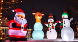large winter holiday inflatables