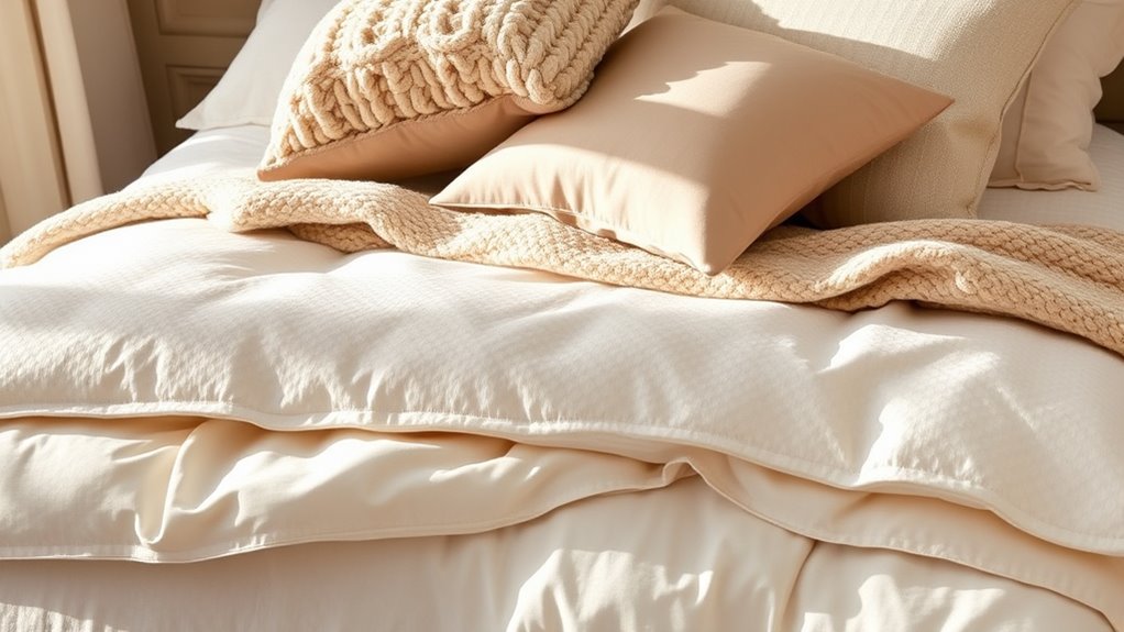 layered bedding for comfort