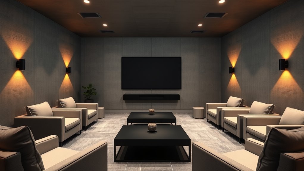 layered lighting enhances ambiance