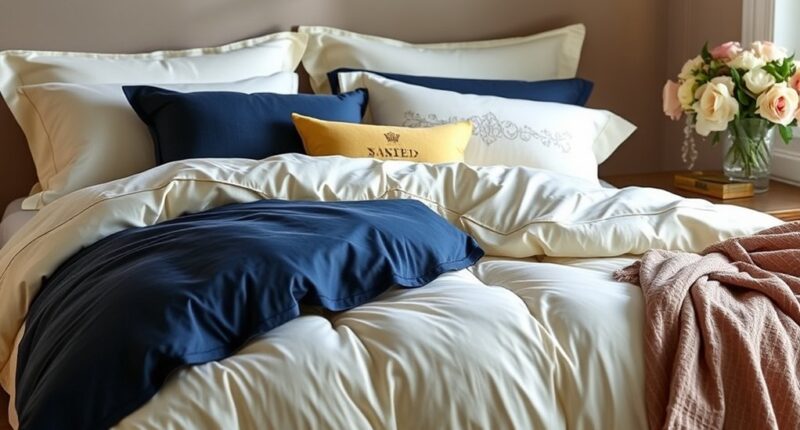 luxury bedding for restful sleep