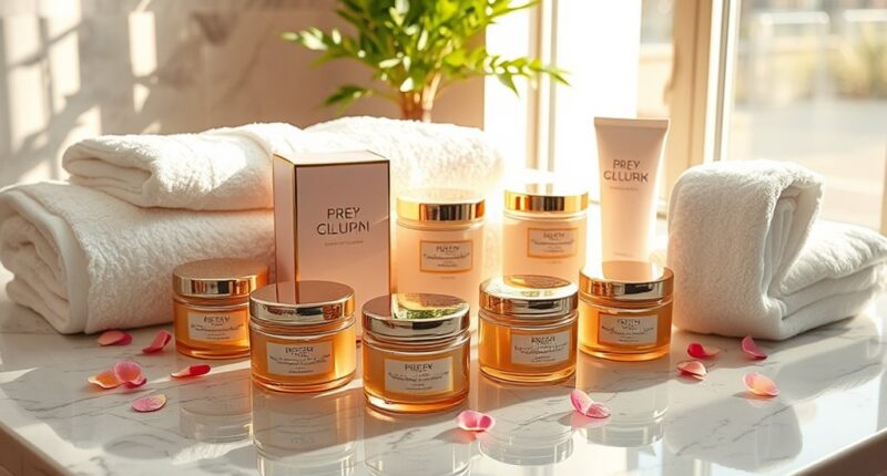 luxury body scrub sets
