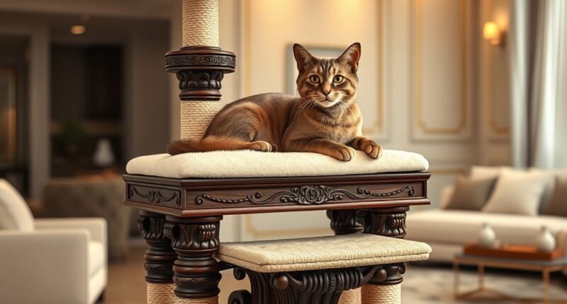 luxury cat scratching posts