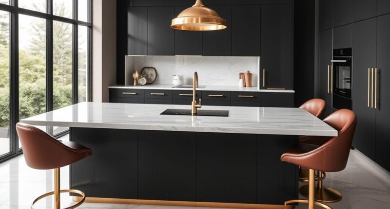 luxury functional kitchen islands