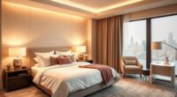 luxury hotel guest rooms