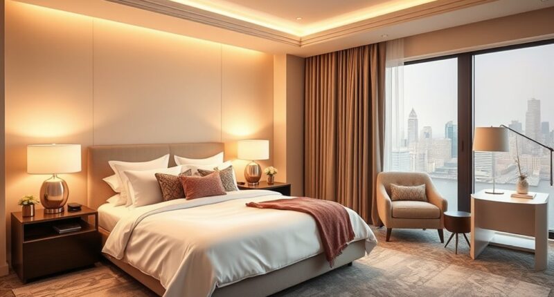 luxury hotel guest rooms