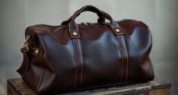 luxury leather travel bags