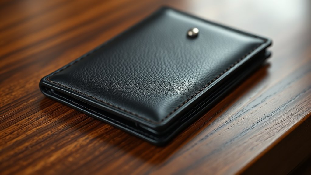 luxury leather wallet essentials