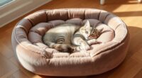 luxury orthopedic cat beds