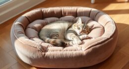 luxury orthopedic cat beds