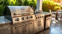 luxury outdoor grill selection