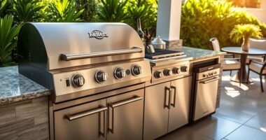 luxury outdoor grill selection