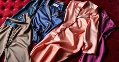 luxury silk sleepwear selection