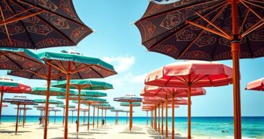 luxury stylish sun protection