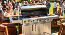 luxury tailgate grilling equipment