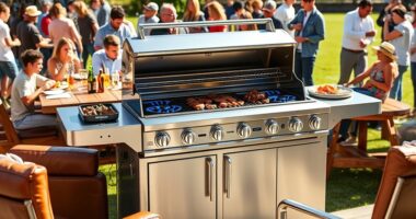 luxury tailgate grilling equipment