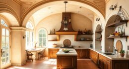 mediterranean arches and plaster