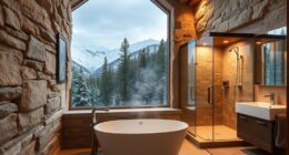mountain retreat spa bathroom